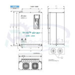 سروو موتور 11 کیلو وات A2 دلتا بدون ترمز 1500 دور ECMA-L1221BR3 - تصویر 4
