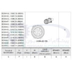 سروو موتور 1 کیلو وات B2 دلتا ترمزدار 3000 دور ECMA-C21010S9 سیم بندی و لحیم کاری اتصالات کانکتور نظامی قدرت و کانکتور ترمز کانکتور میلیتاری قدرت سروو موتور یصورت تصویری، ابعاد و شکل ظاهری سروو موتور