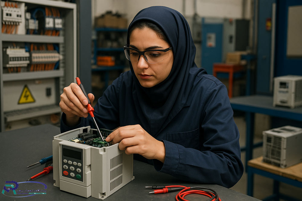 تعمیر اینورتر و درایو اتوماسیون | رفع عیب انواع درایوهای صنعتی AC و DC 1 تعمیر اینورتر و درایو اتوماسیون | رفع عیب انواع درایوهای صنعتی AC و DC خدمات تعمیر اینورتر و درایو DC و AC