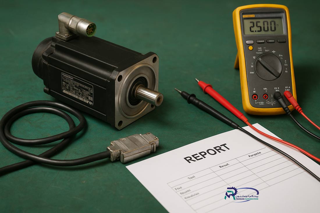 عیب‌یابی استاندارد سروو موتور زیمنس در پیشگام اتوماسیون